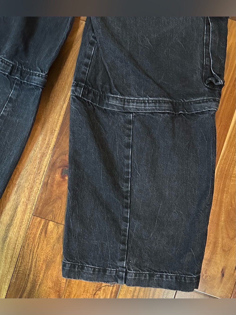 ZARA Detachable Cargo Denim Jeans - Picture 11 of 11